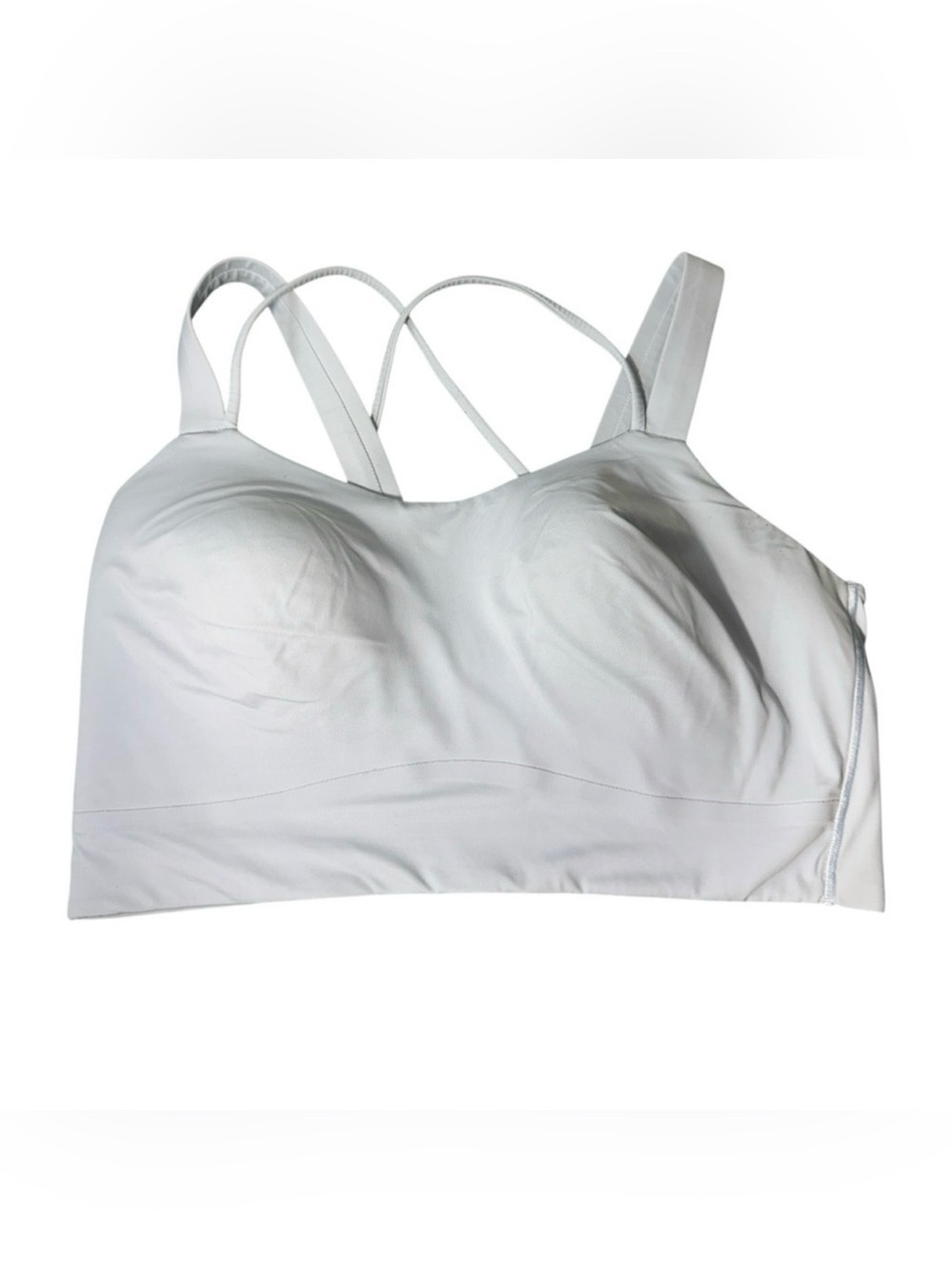 Lululemon Like a Cloud Longline Bra Padded Blue Size Medium